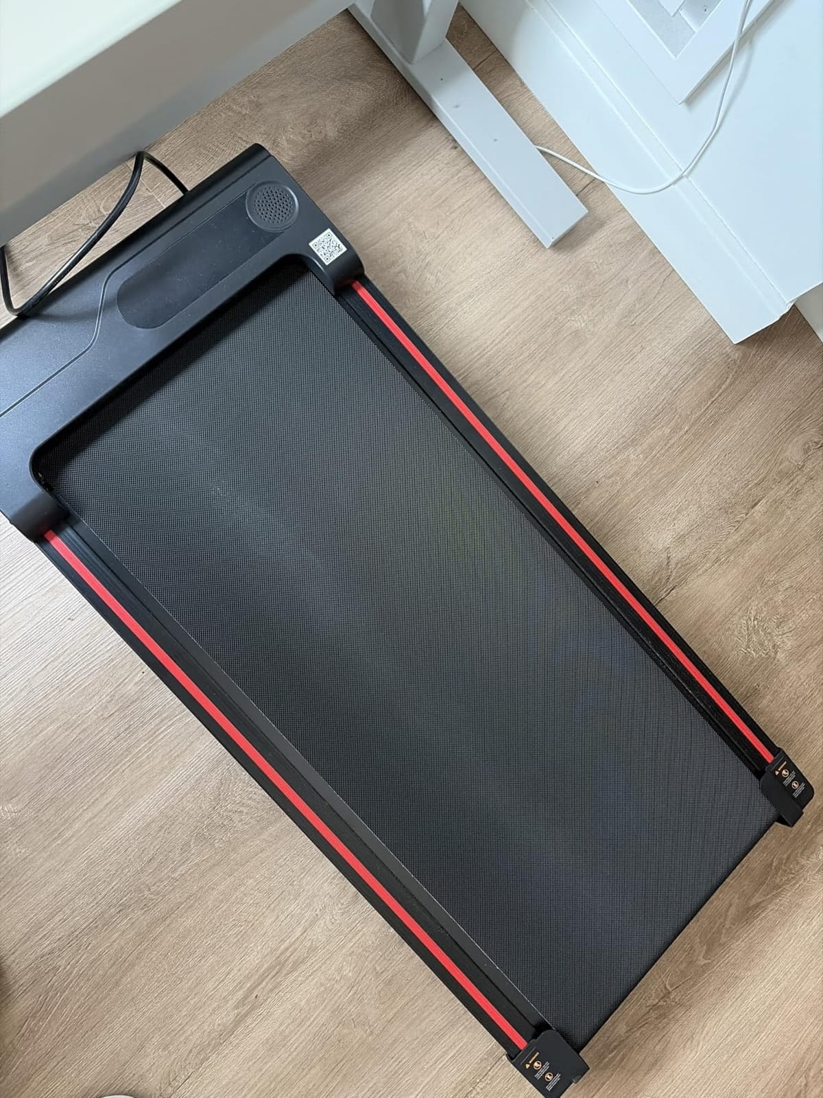 Walking Pad Treadmill for Home - Under Desk Treadmills Portable Mini Compact Walk Pads for Small Spaces Office Indoor Apartment Floor Flat Running Machine with Remote Quiet Lightweight customer photo 1