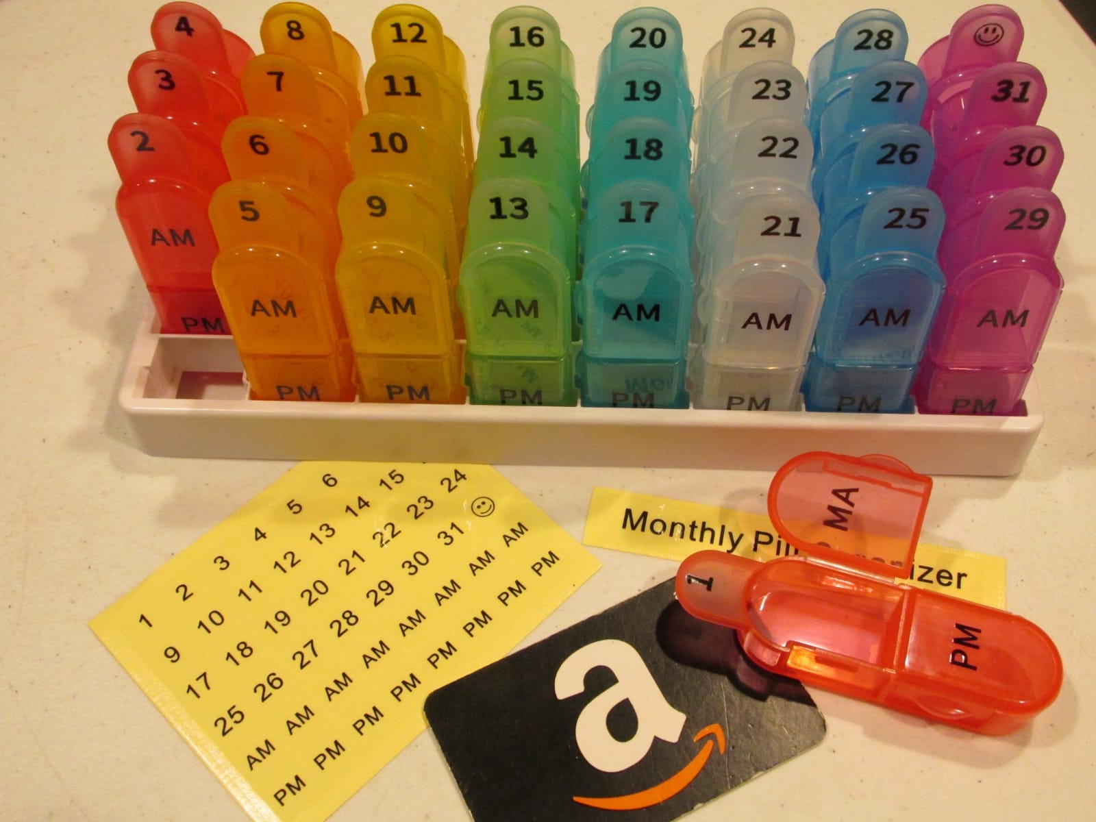 Colorwing® 2025 Smart Pill Dispenser for Seniors - 31-Slot Automatic Medication Organizer with Bluetooth Alarms, Fingerprint & Mechanical Dual Lock, Daily Timed Dispenser (Elderly-Friendly Design) customer photo 2