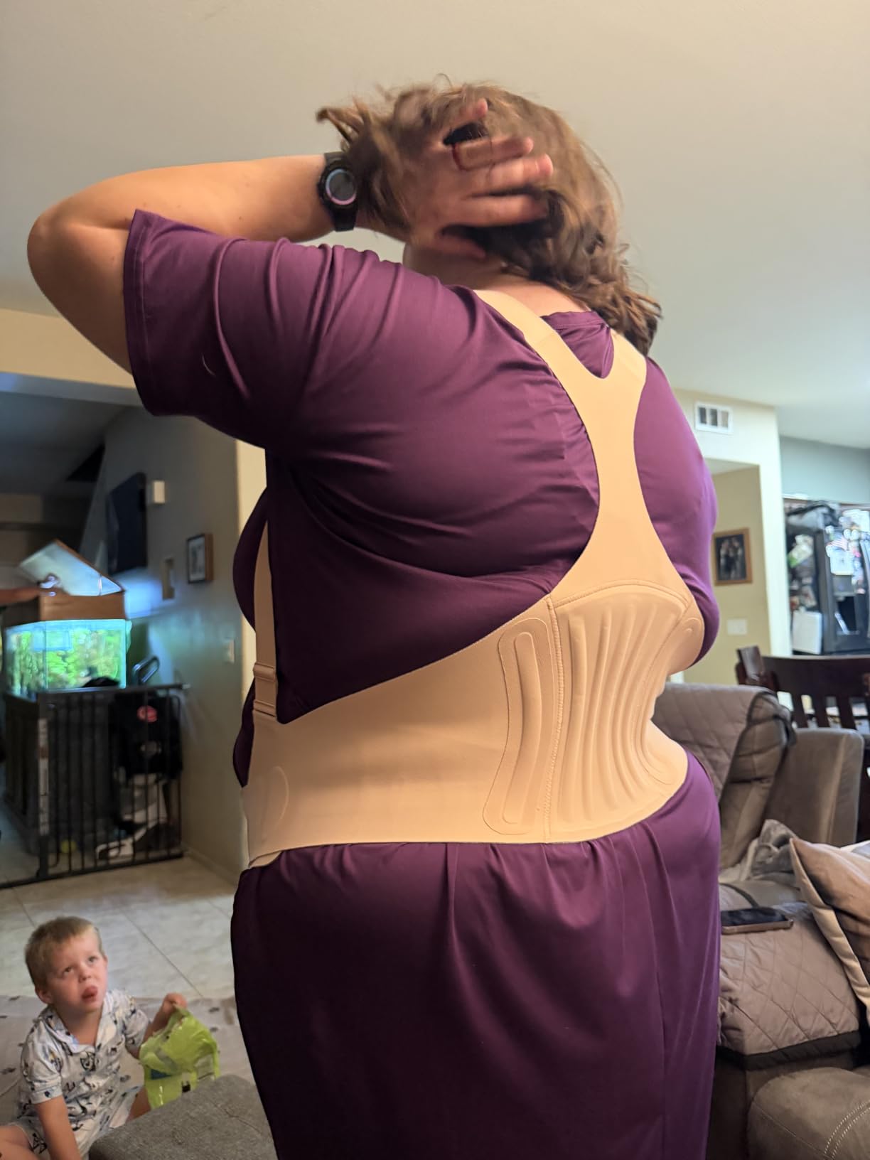 Momcozy Go As You Grow Belly Bands for Pregnant Women-For Twins/Multiples | 3-Zone Support Redistributes Weight from Fast-Growing Bumps across the Belly, Back and Shoulders for Stable All-Day Comfort customer photo 1