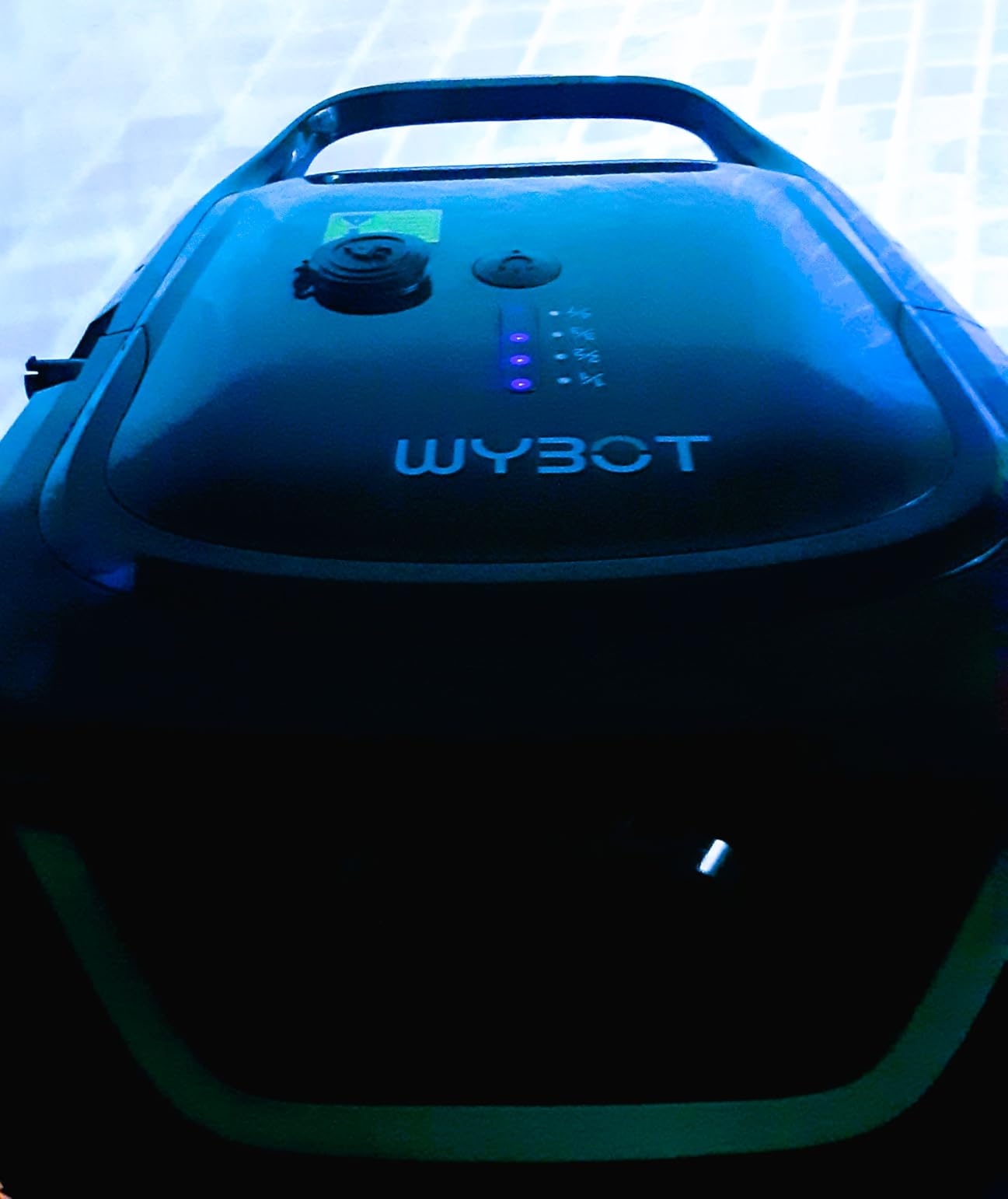 WYBOT A1 Cordless Pool Vacuum Robot for Above Ground Pool, Greyblue customer photo 1