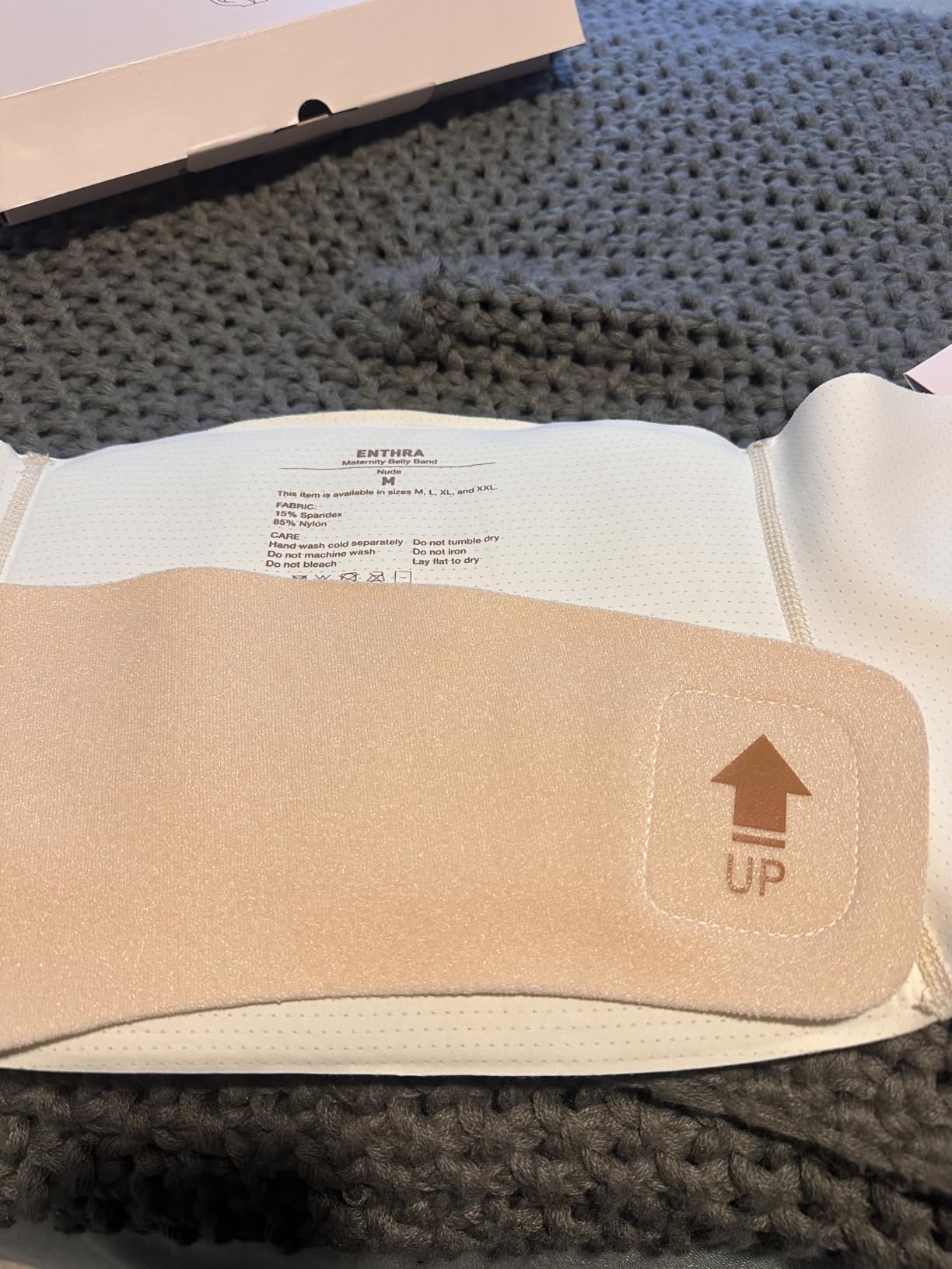 Pregnancy Belly Band with Extra-Wide Back Support for Hips & Pelvis | Two Support Modes, Full-Surface Adjustable Fit, Easy-On Design, Stay-Put Silicone Grips, Breathable Mesh Comfort customer photo 2