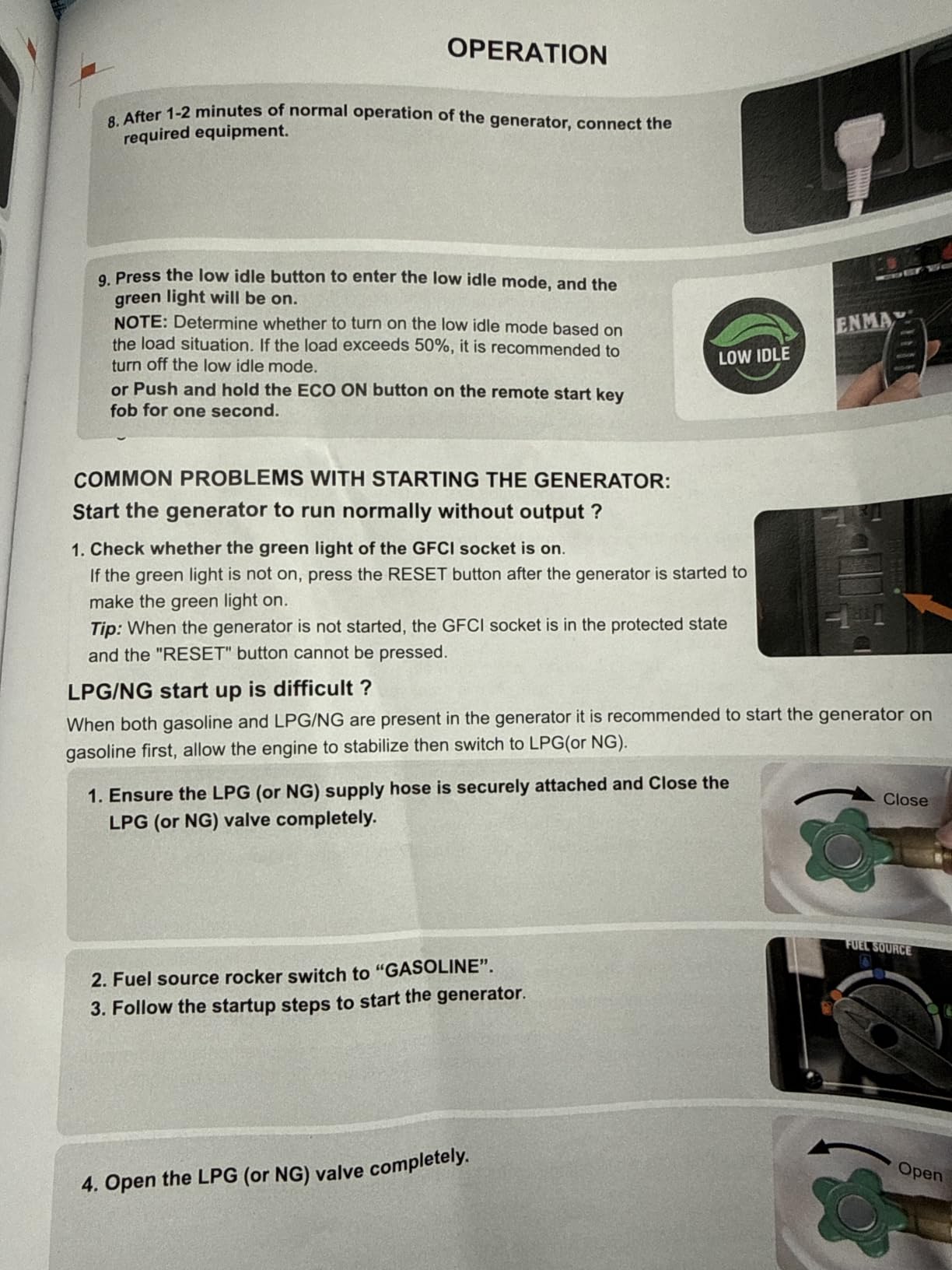 GENMAX 15000W Tri-Fuel Portable Generator - 2025 Model with ATS, CO Sensor, Digital Display & 50A Output Perfect for Home Backup, Construction Sites & Emergency Power (GM15000ET) customer photo 1
