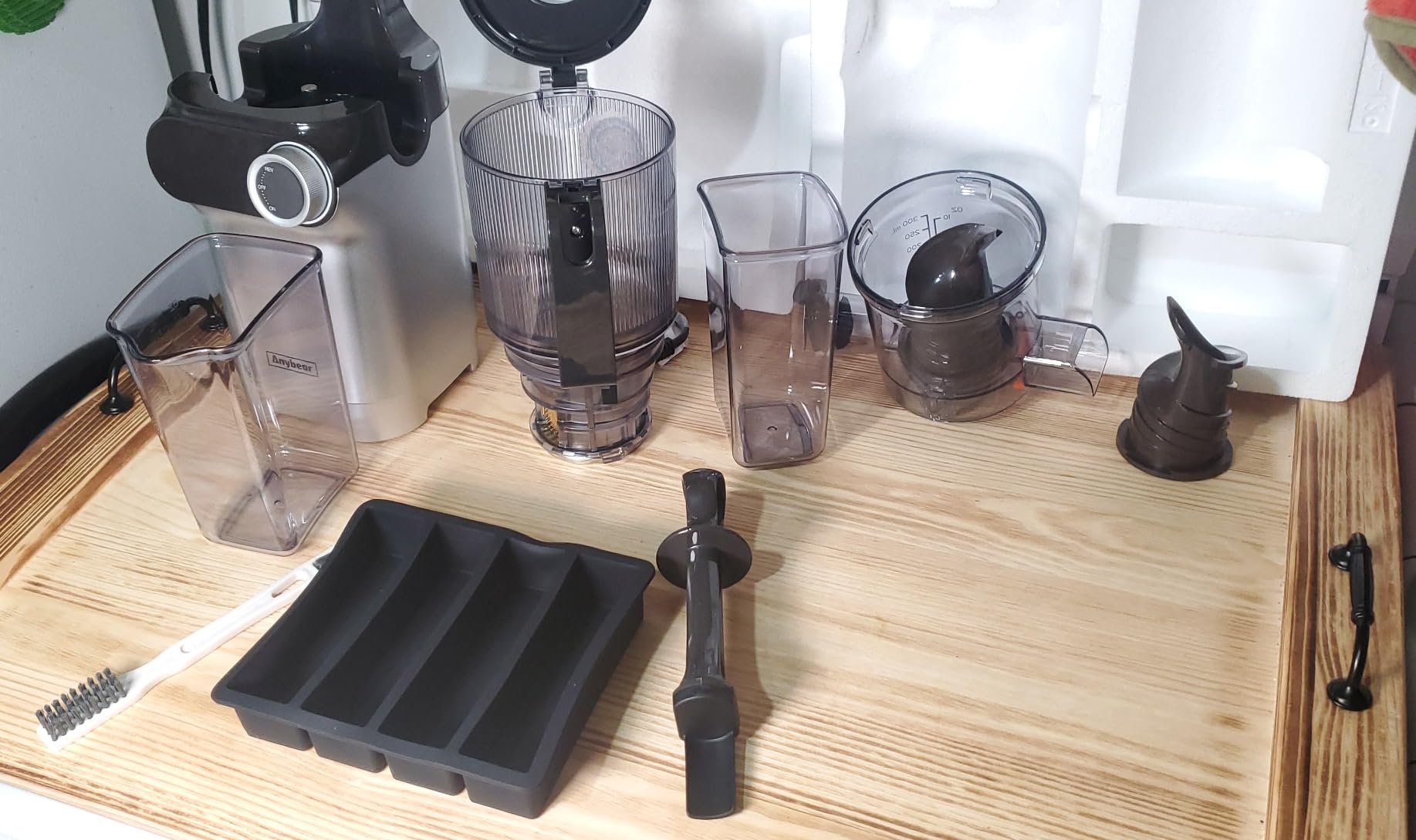 Anybear 200W Cold Press Juicer, 4.3