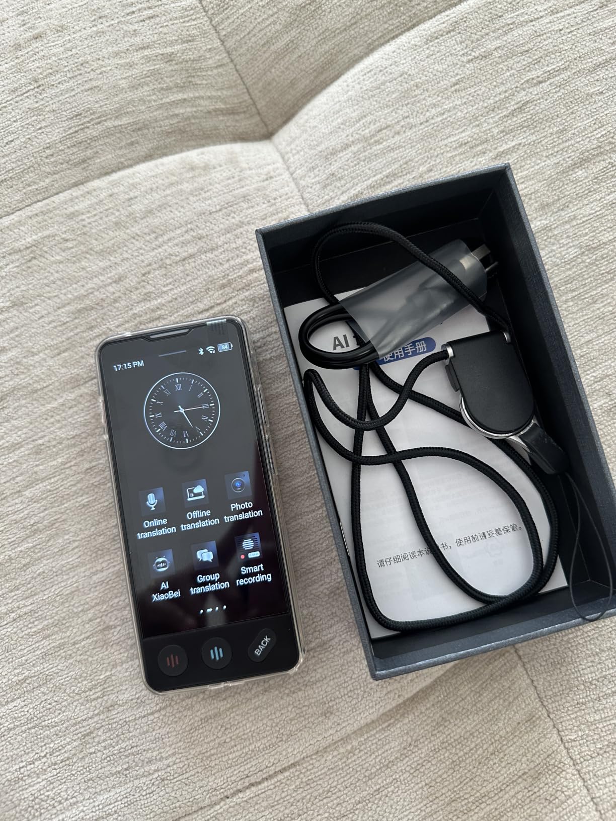 AI Language Translator Device, 2026 Upgraded VORMOR Translator No WiFi Needed, Support ChatGPT, Instant Two-Way 150 Languages Translation, Offline/Photo Translation for Business Travel customer photo 2