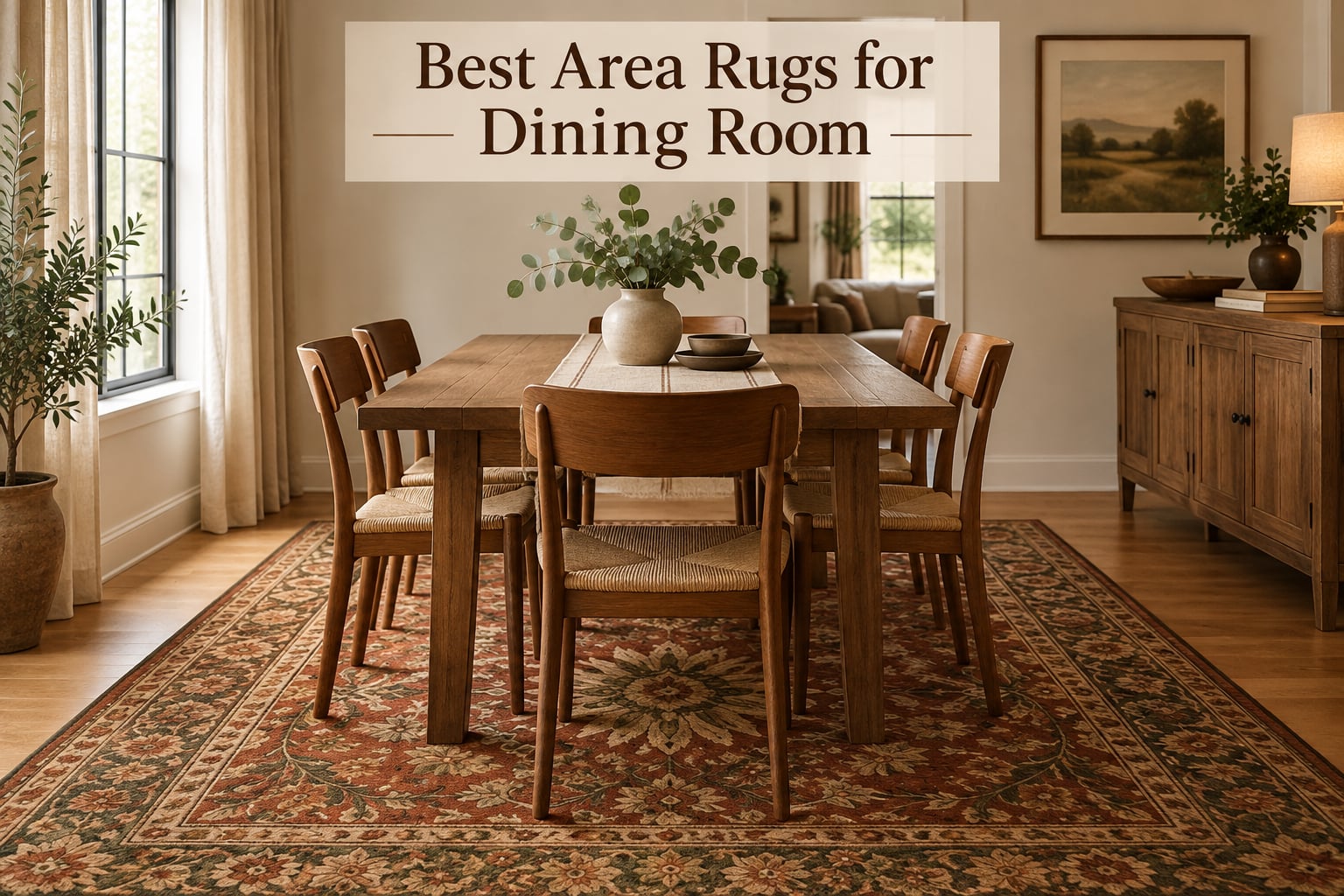 Best Area Rugs for Dining Room