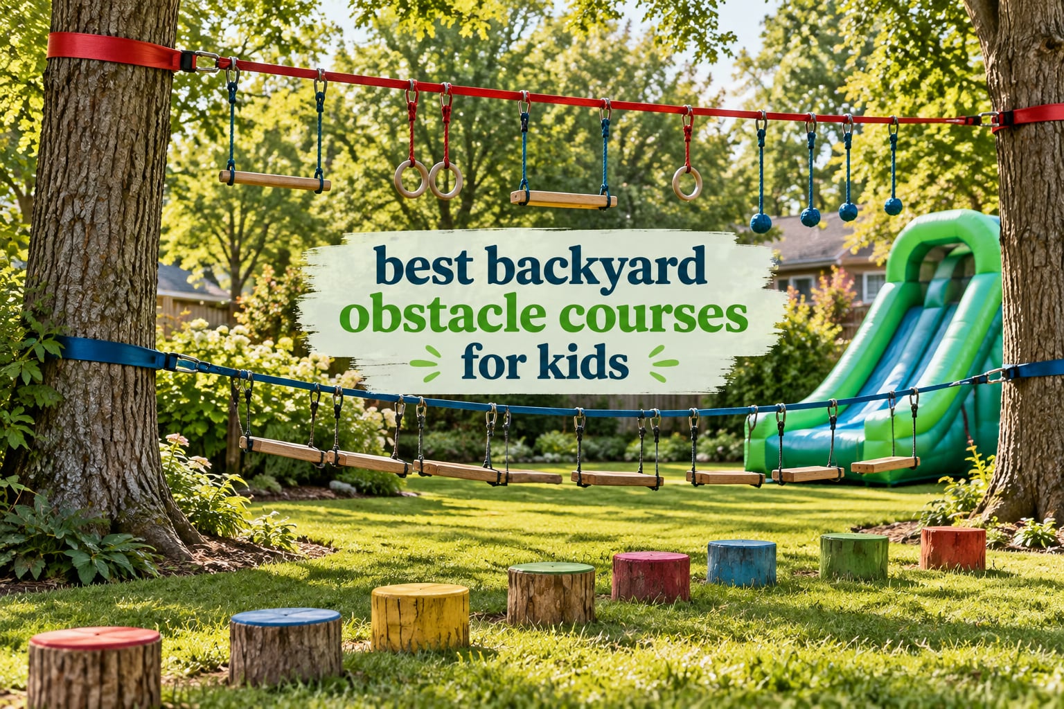 best backyard obstacle courses for kids