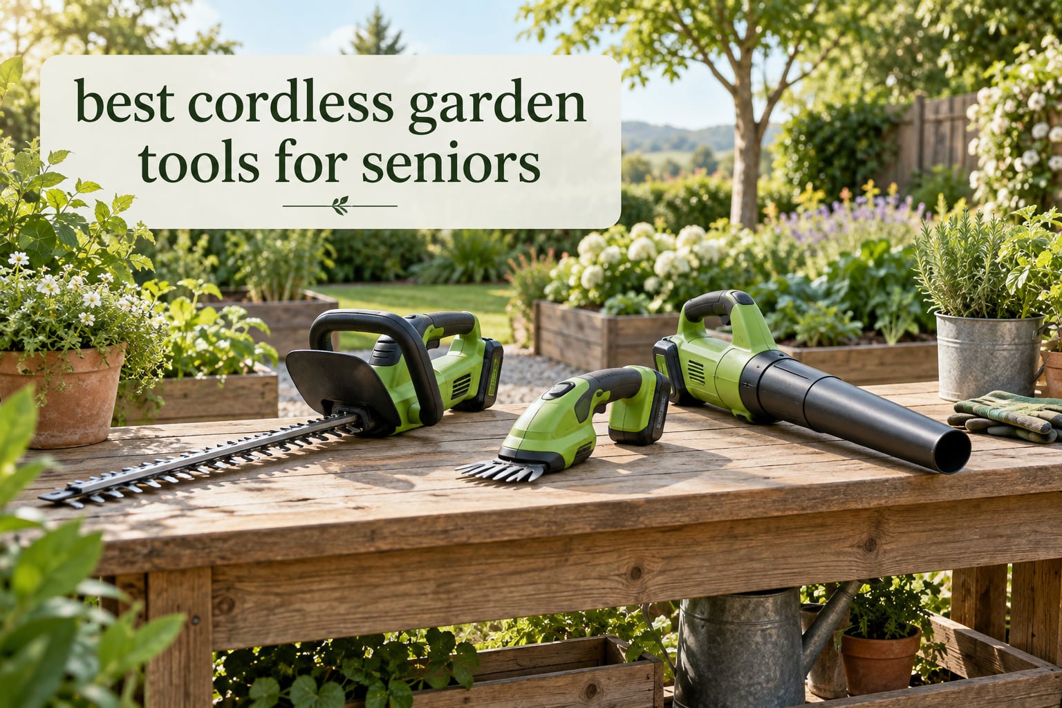 best cordless garden tools for seniors