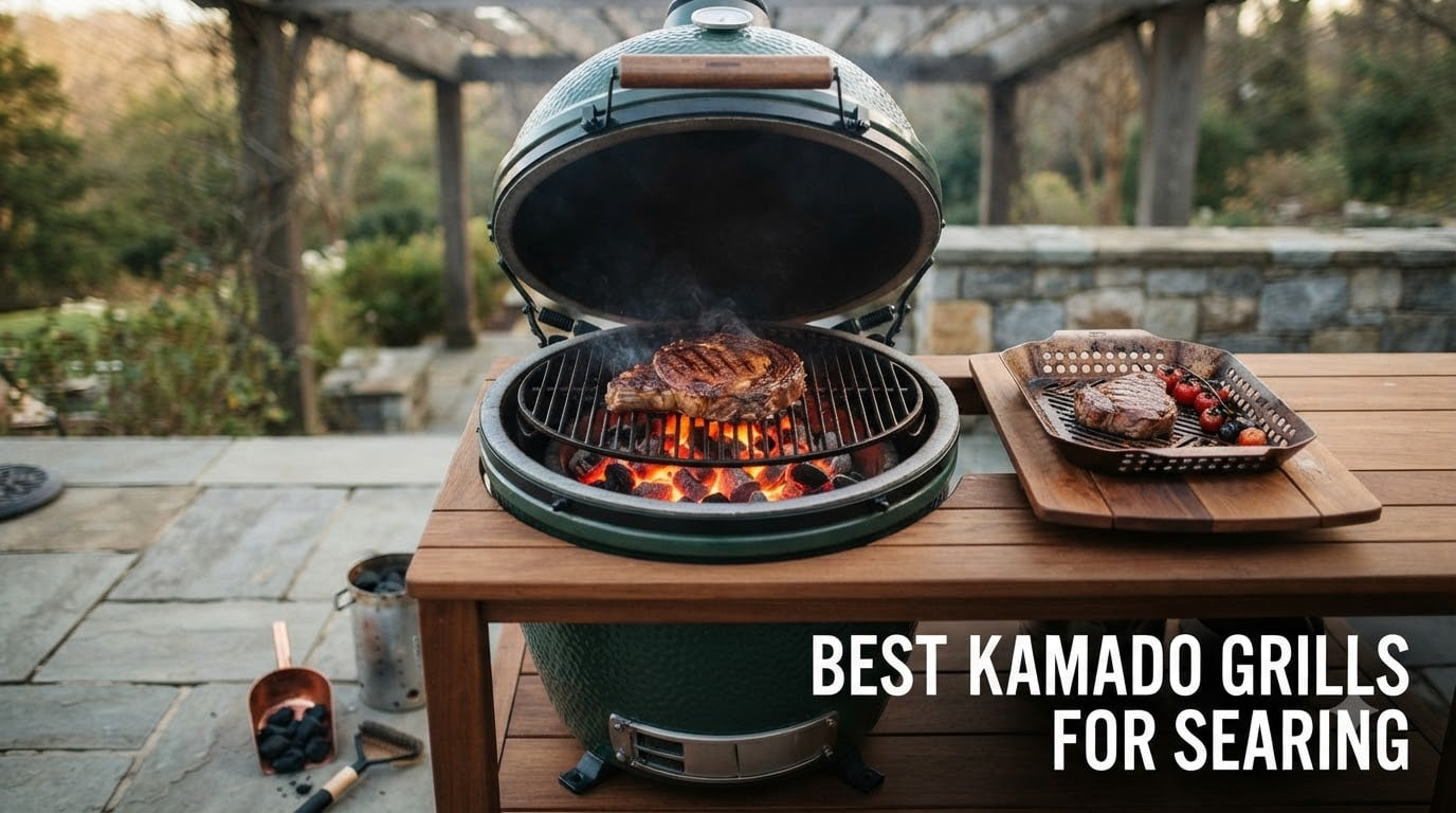 best kamado grills for searing