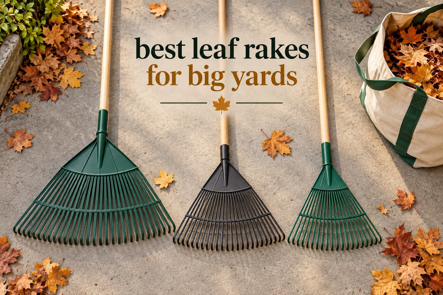 best leaf rakes for big yards