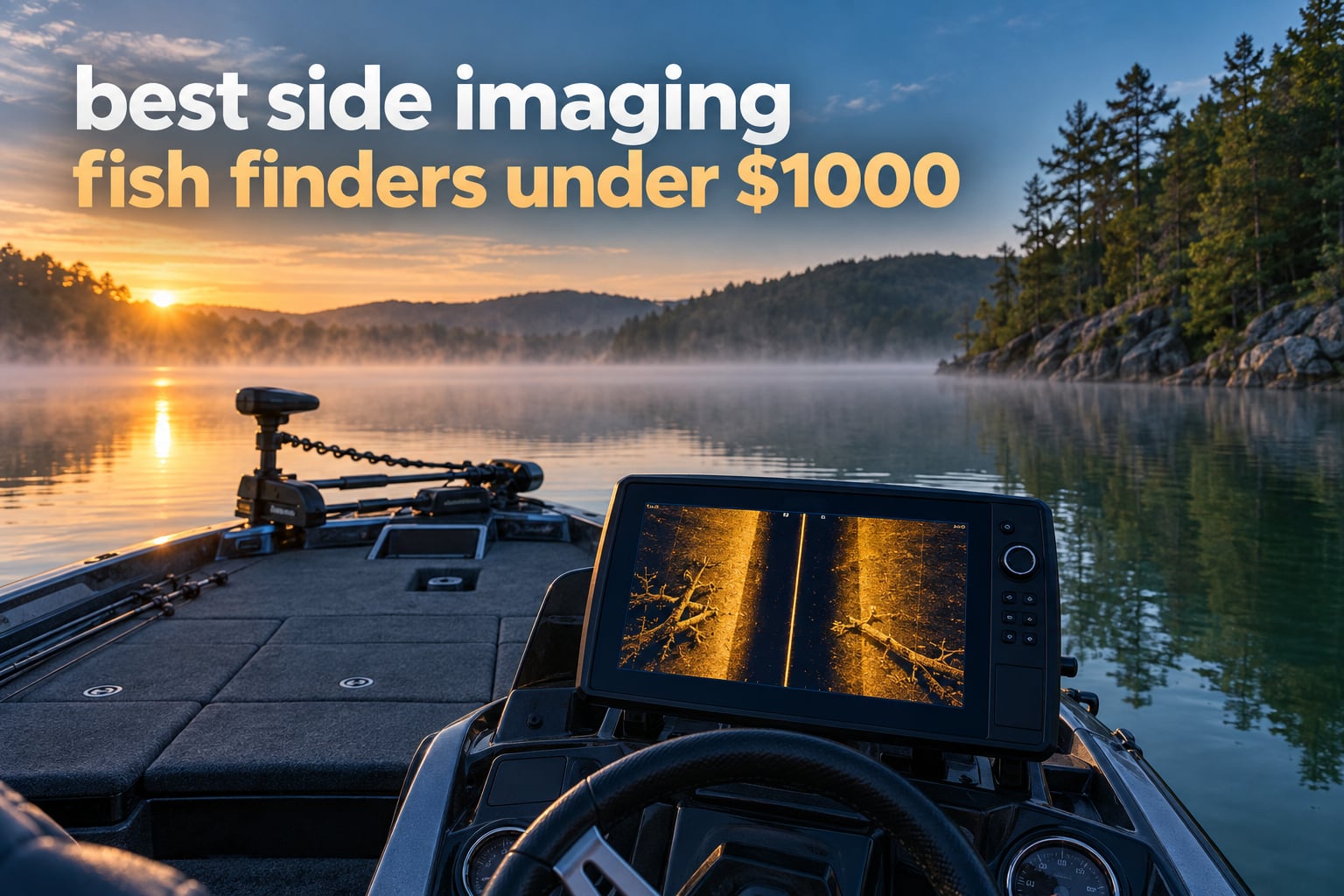 best side imaging fish finders under $1000