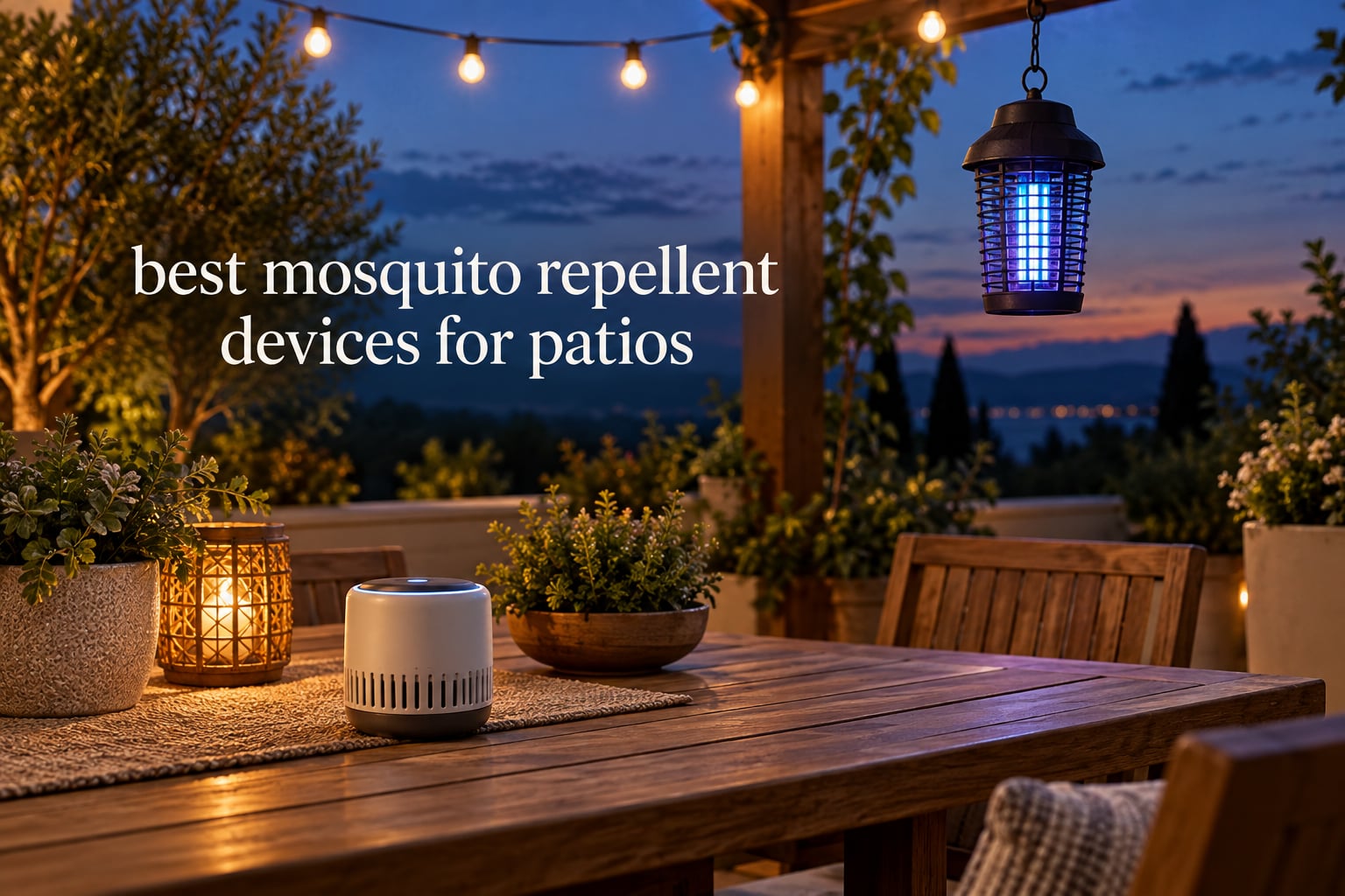best mosquito repellent devices for patios