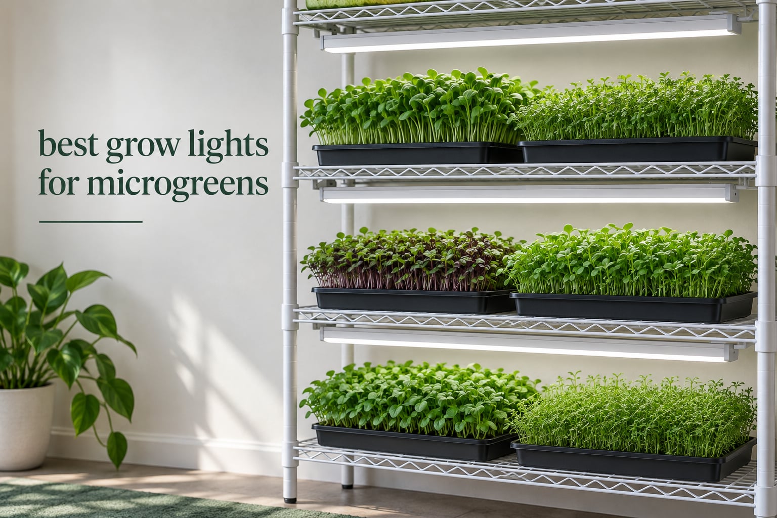 best grow lights for microgreens