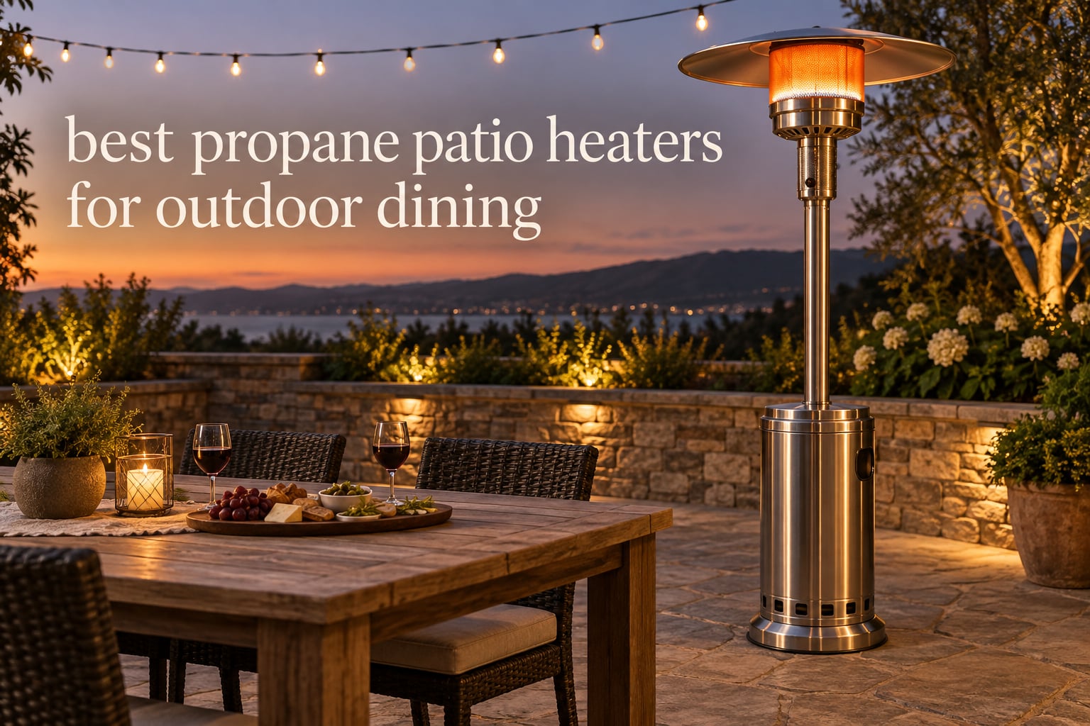 best propane patio heaters for outdoor dining