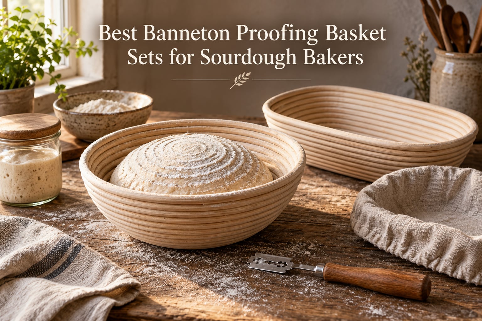 Best Banneton Proofing Basket Sets for Sourdough Bakers