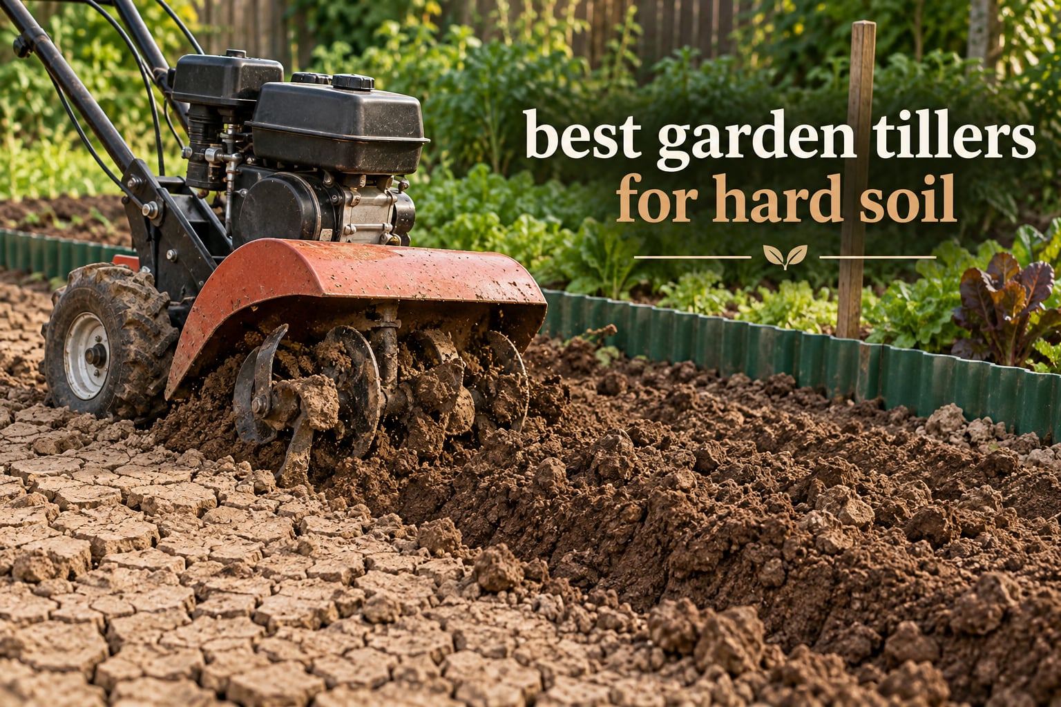 best garden tillers for hard soil
