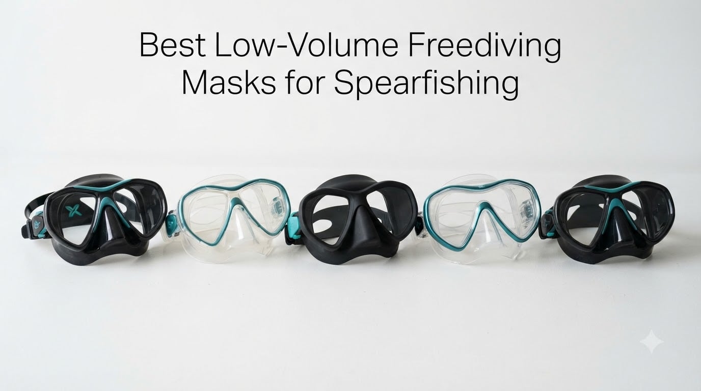 Best Low-Volume Freediving Masks for Spearfishing