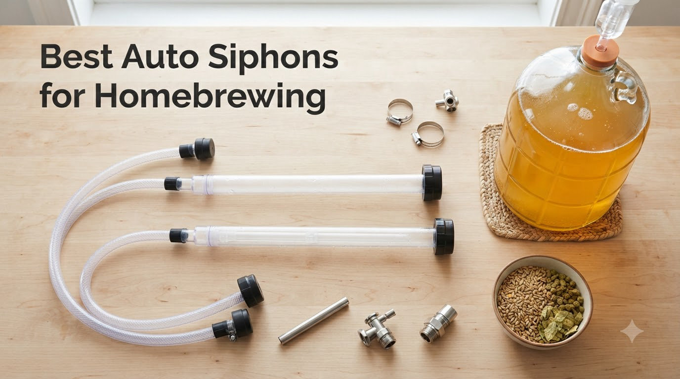 Best Auto Siphons for Homebrewing