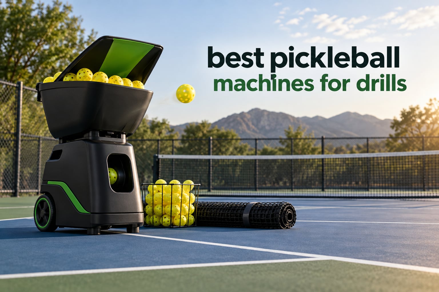 best pickleball machines for drills