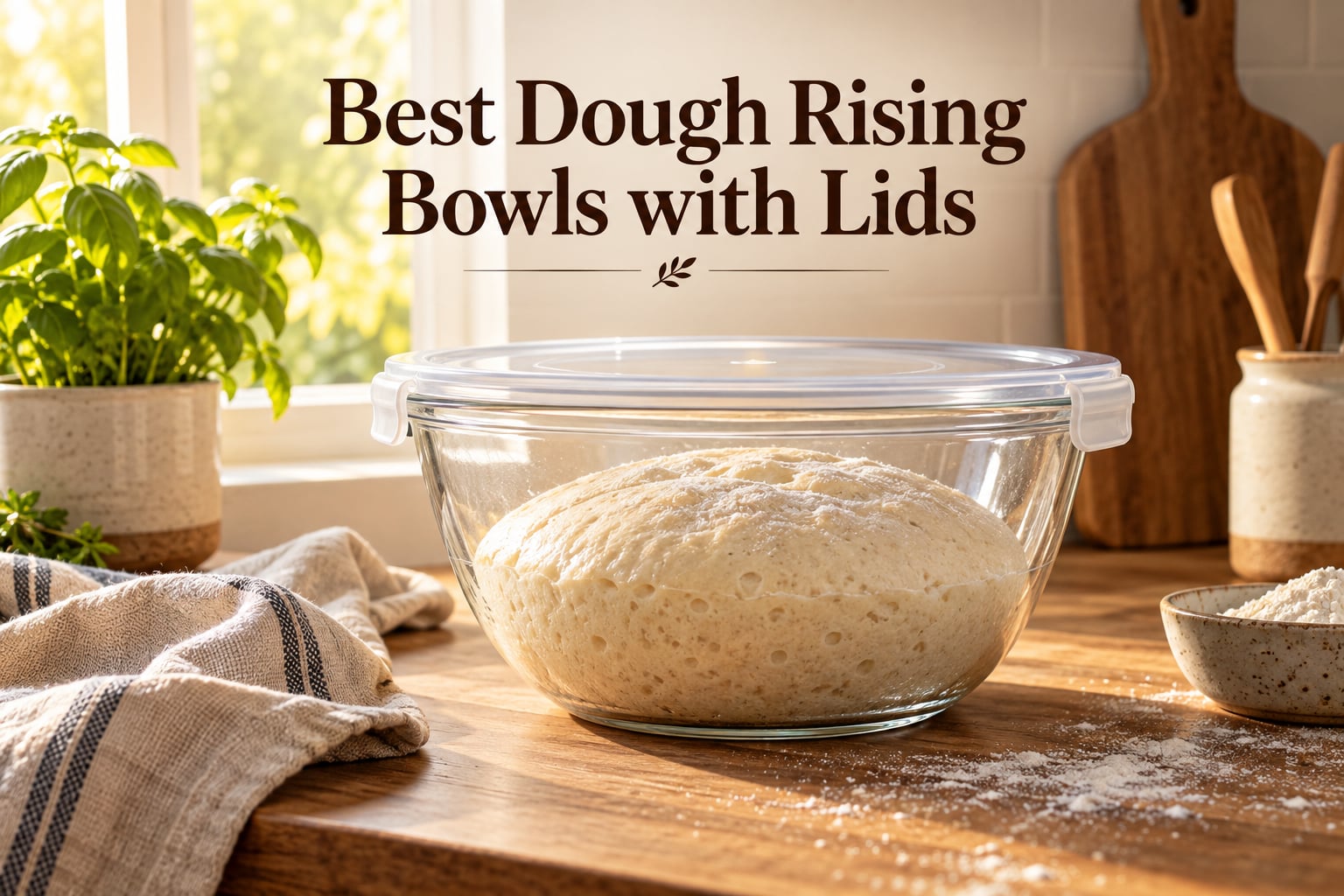 Best Dough Rising Bowls with Lids