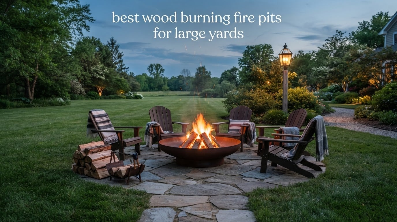 best wood burning fire pits for large yards