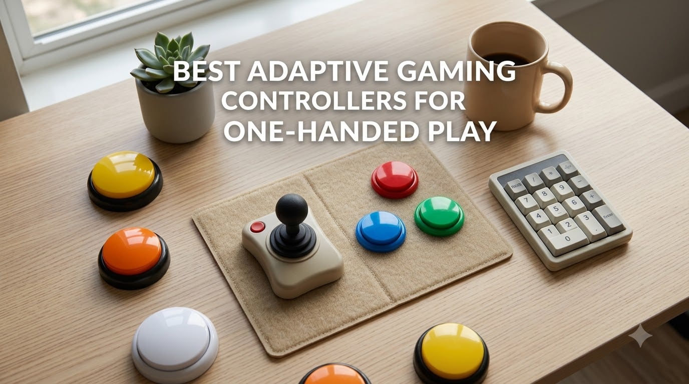 Best Adaptive Gaming Controllers for One-Handed Play