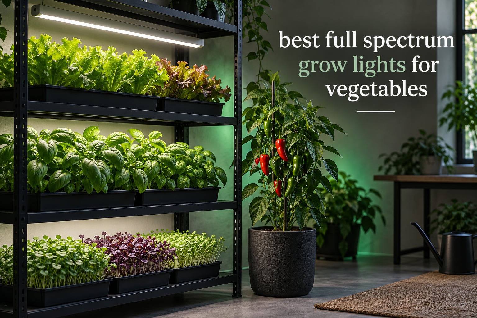 best full spectrum grow lights for vegetables