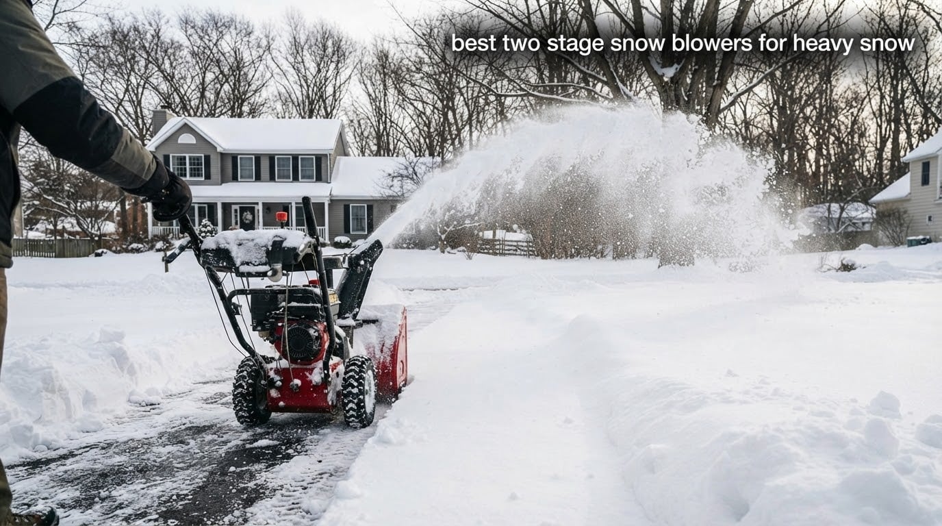 best two stage snow blowers for heavy snow