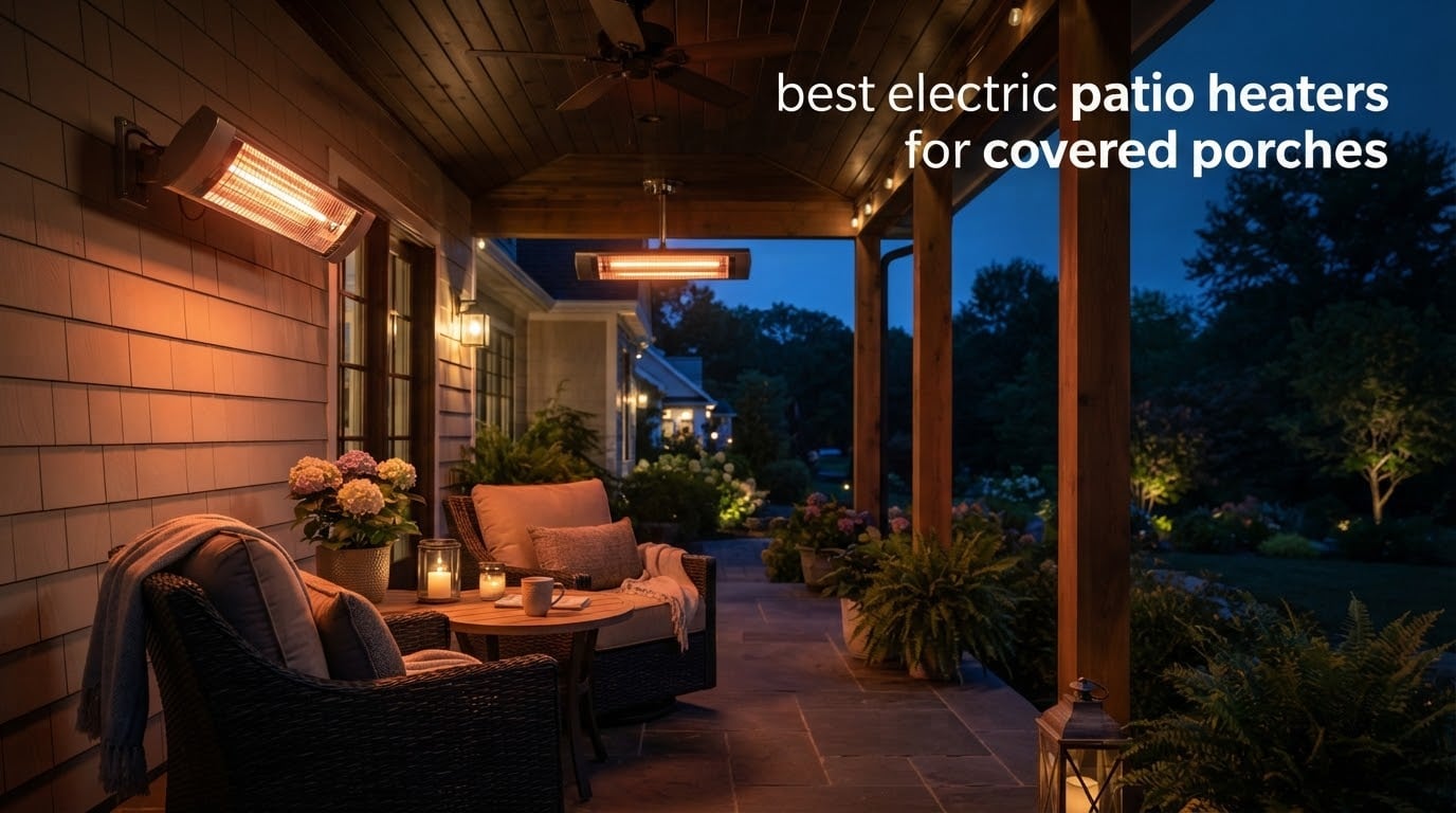 best electric patio heaters for covered porches
