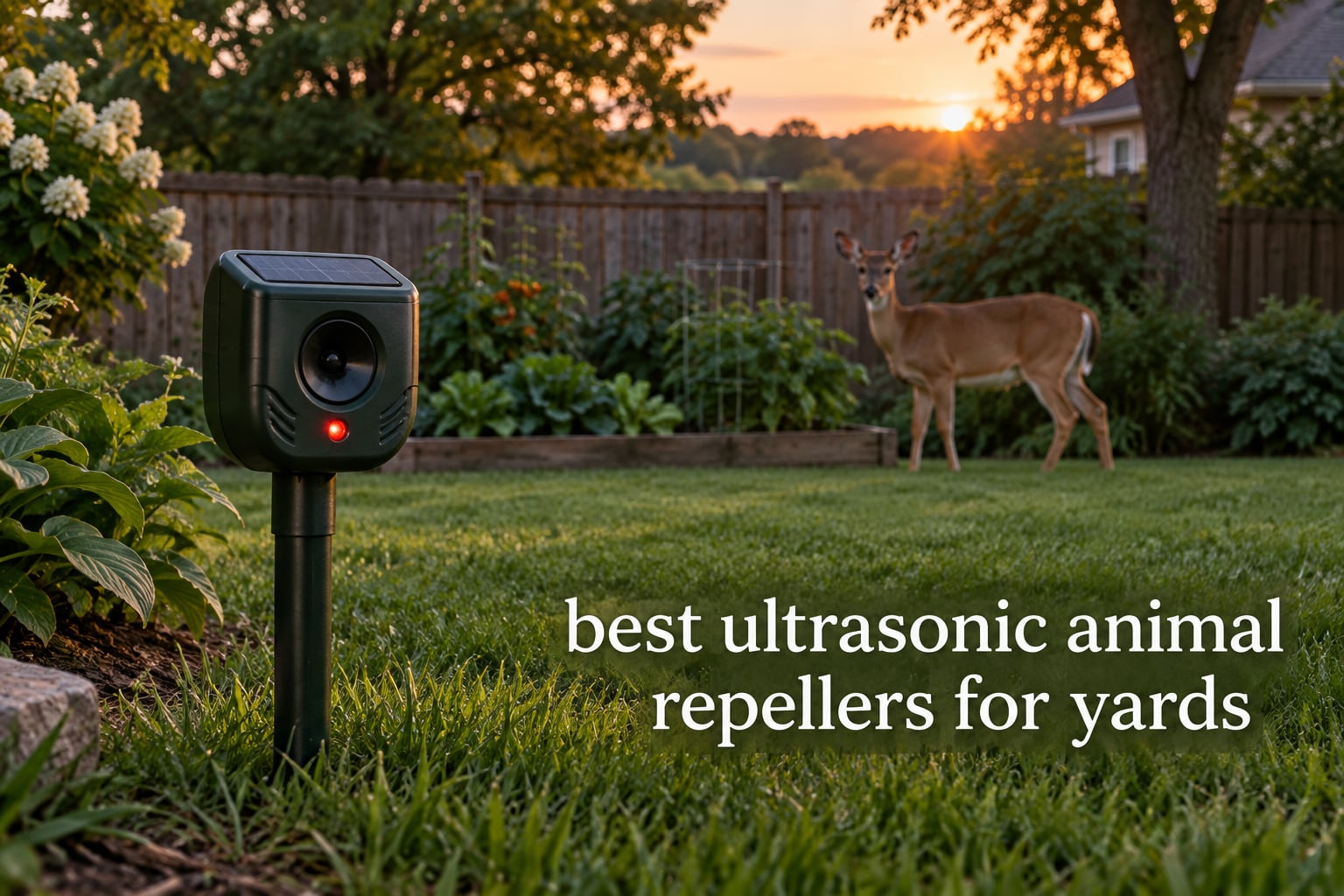 best ultrasonic animal repellers for yards