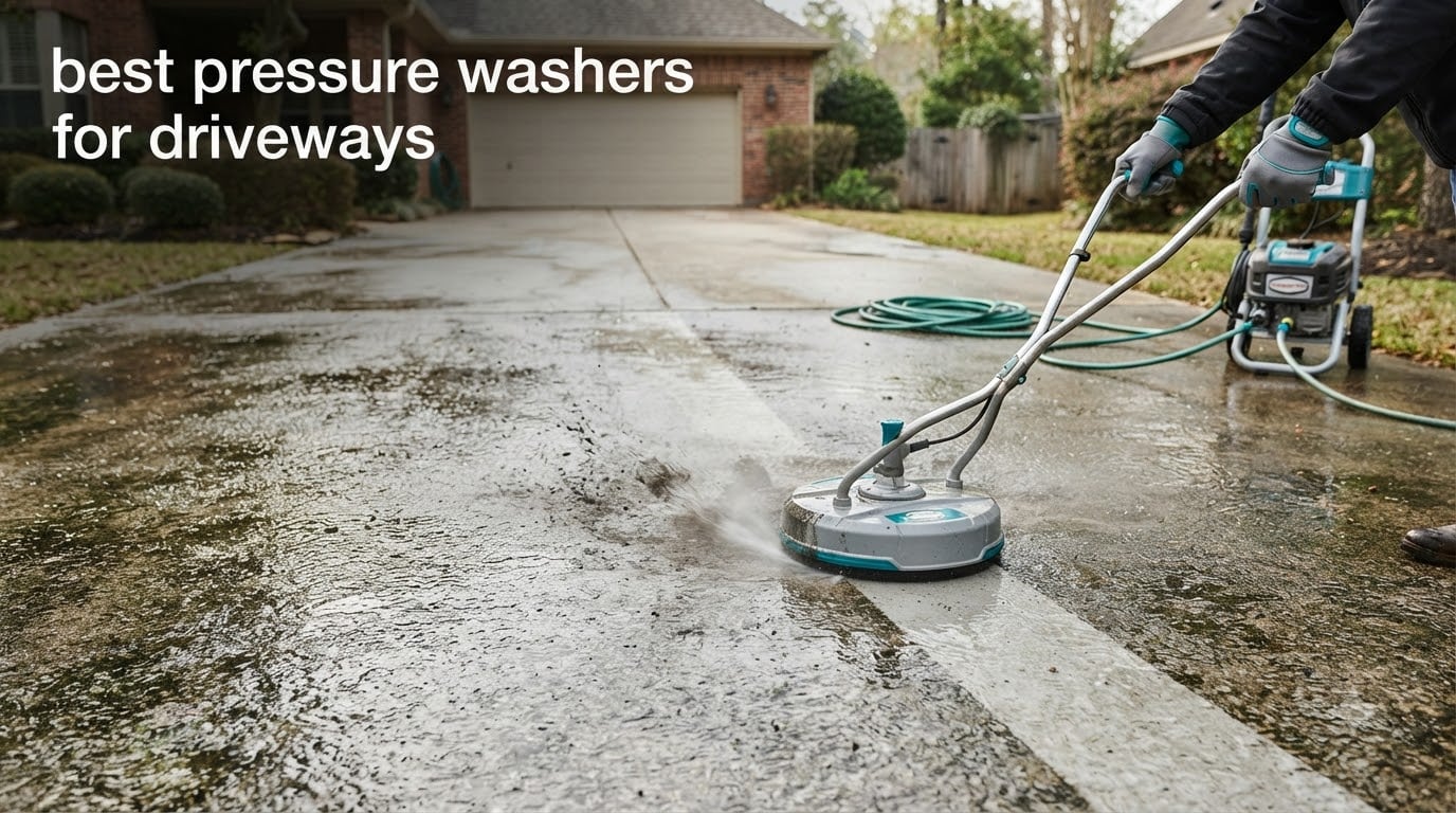 best pressure washers for driveways