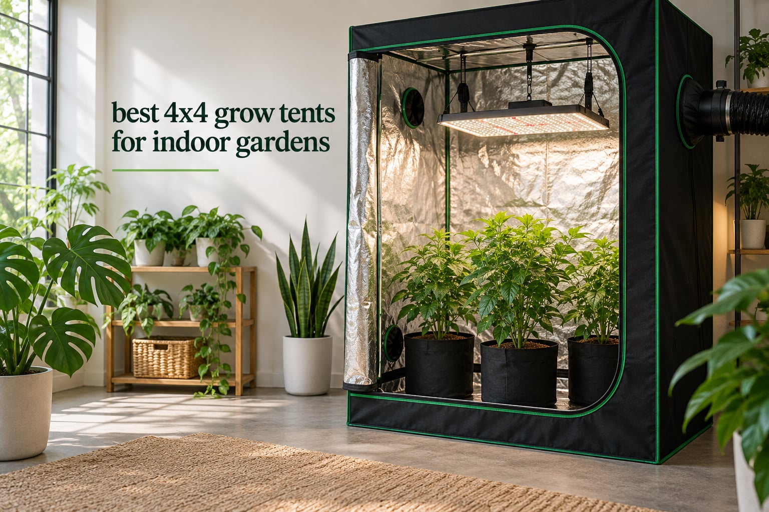 best 4x4 grow tents for indoor gardens