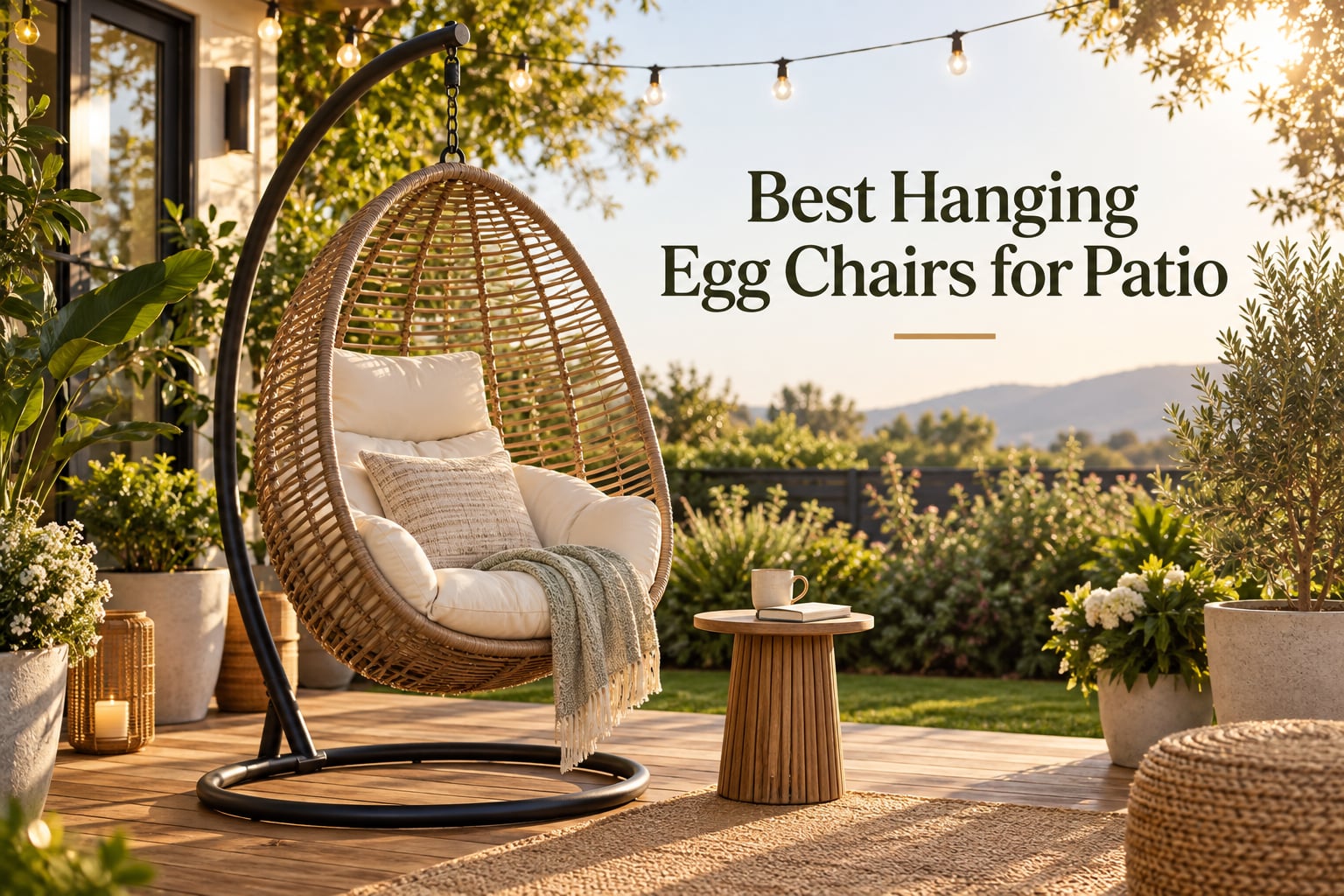 Best Hanging Egg Chairs for Patio