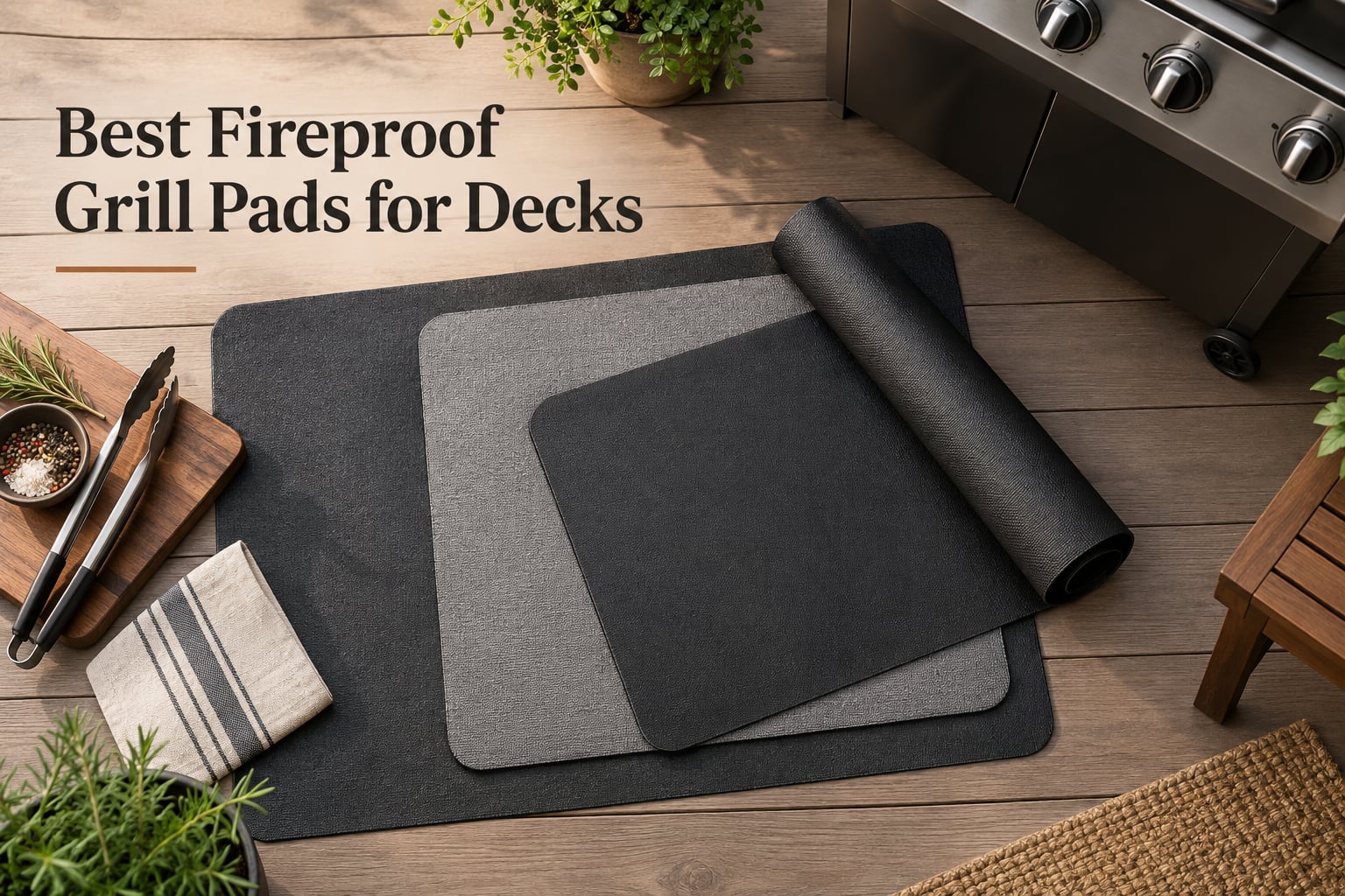 Best Fireproof Grill Pads for Decks