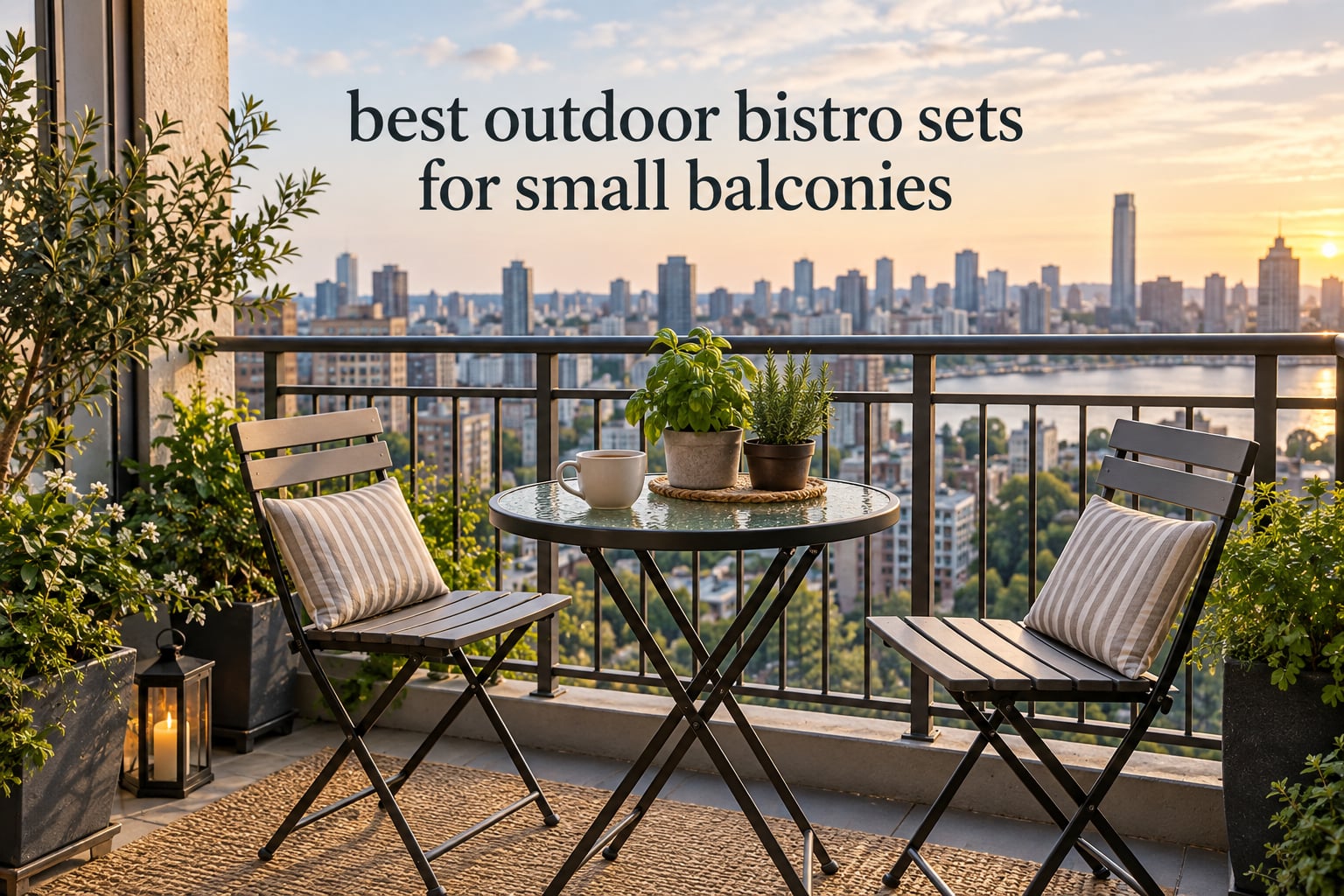 best outdoor bistro sets for small balconies