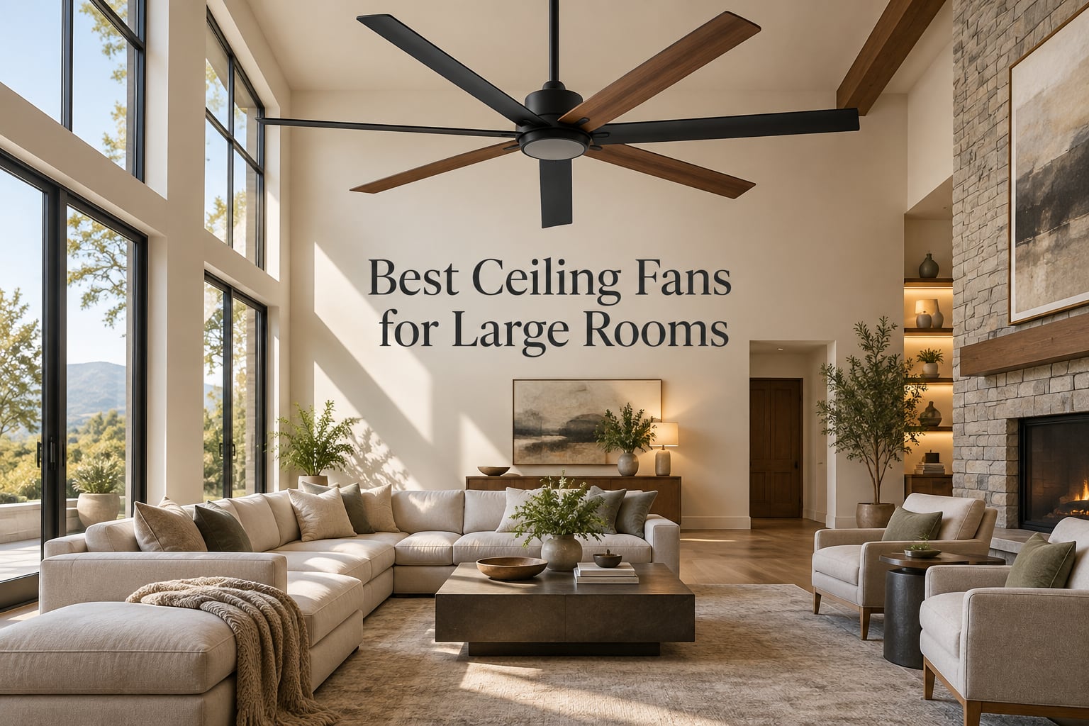Best Ceiling Fans for Large Rooms