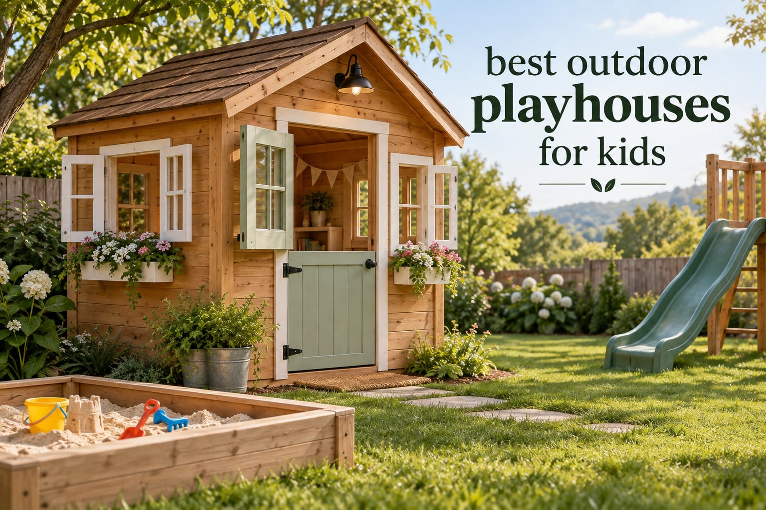 best outdoor playhouses for kids
