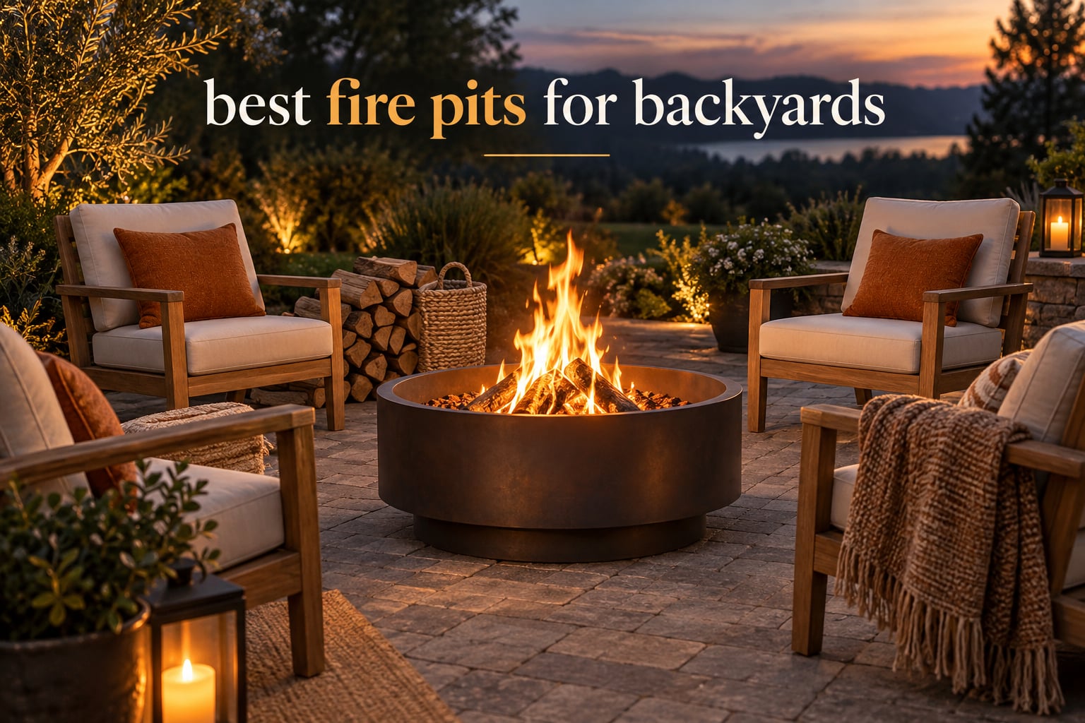 best fire pits for backyards