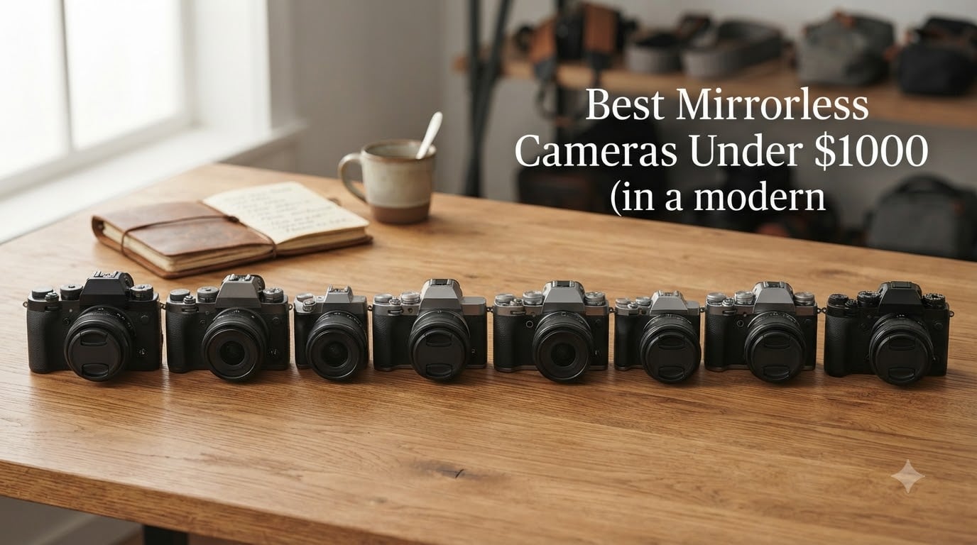 Best Mirrorless Cameras Under $1000