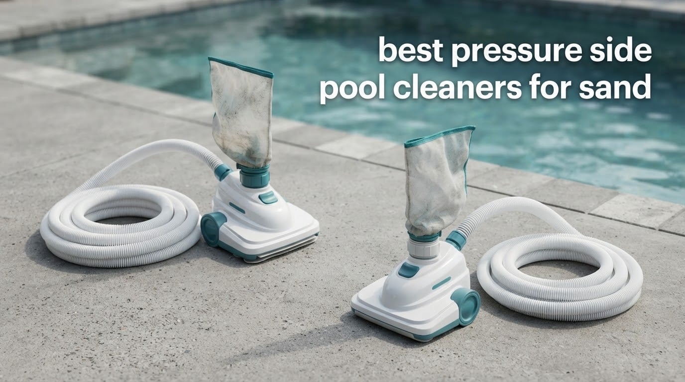 best pressure side pool cleaners for sand