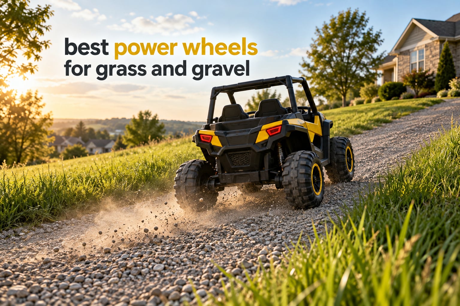 best power wheels for grass and gravel