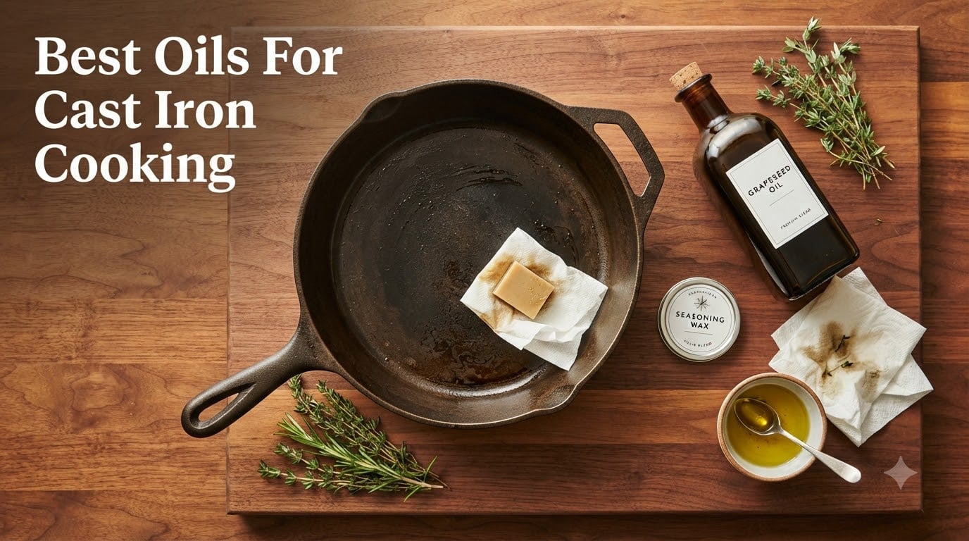 Best Oils For Cast Iron Cooking