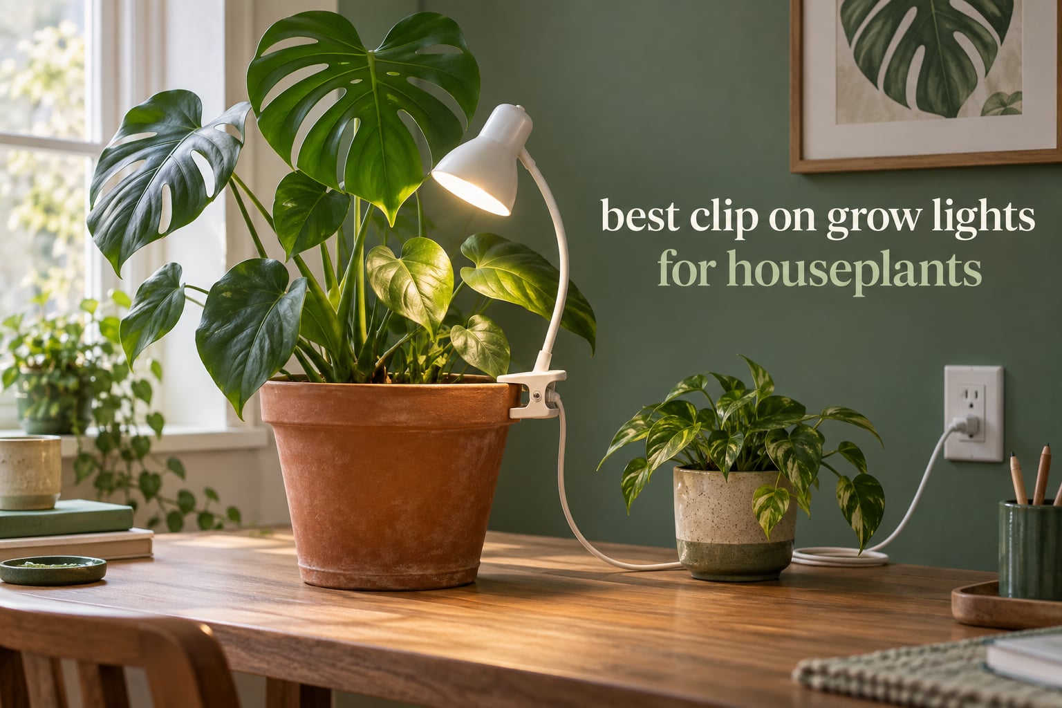 best clip on grow lights for houseplants