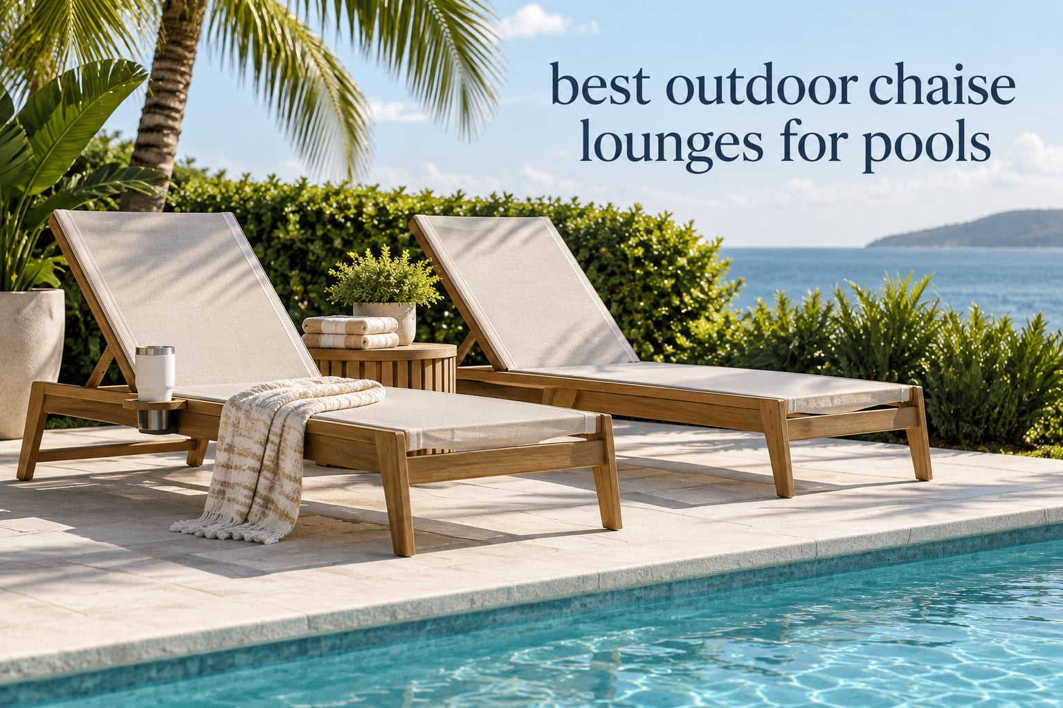 best outdoor chaise lounges for pools