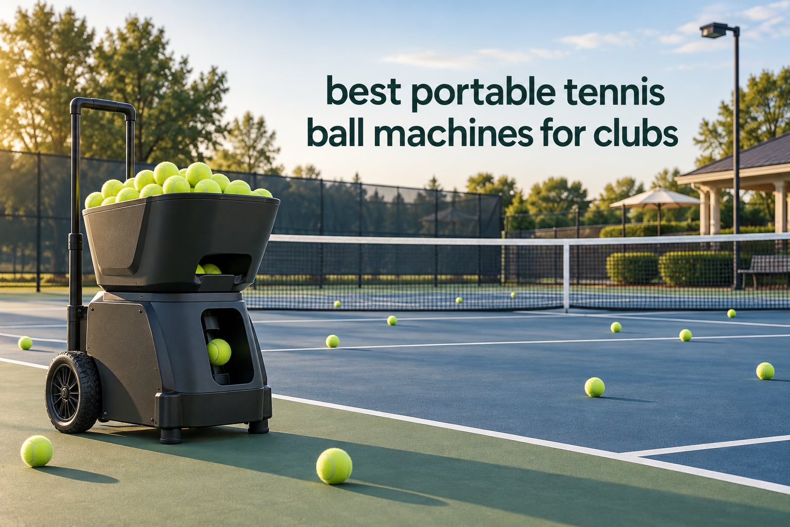 best portable tennis ball machines for clubs