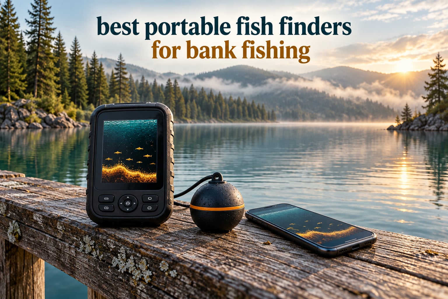 best portable fish finders for bank fishing