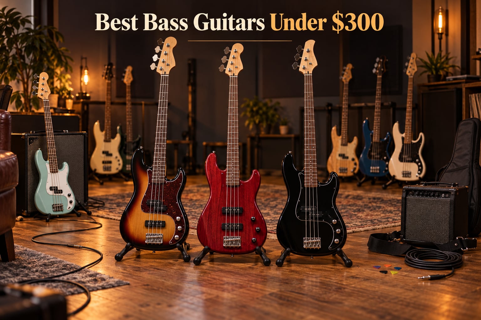 Best Bass Guitars Under $300