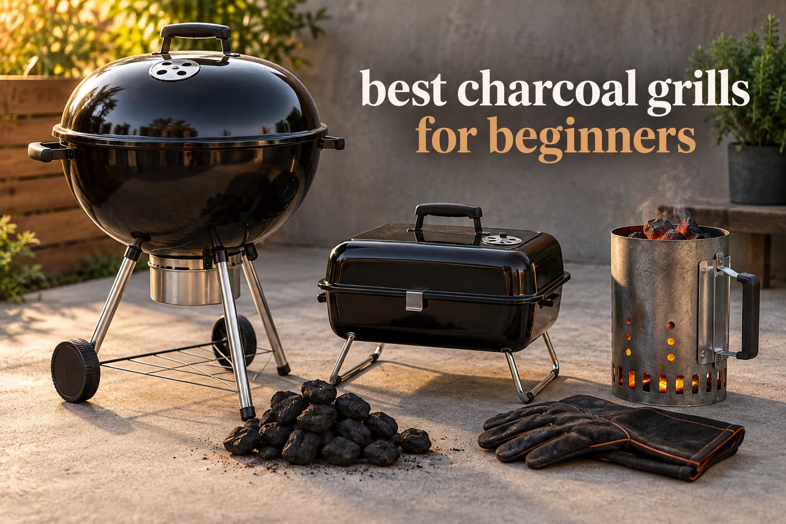 best charcoal grills for beginners