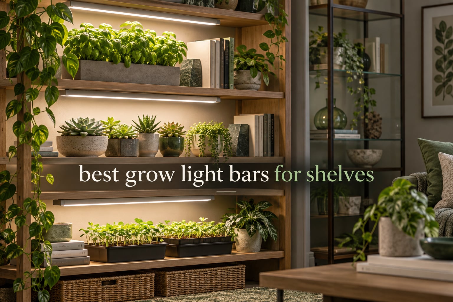 best grow light bars for shelves