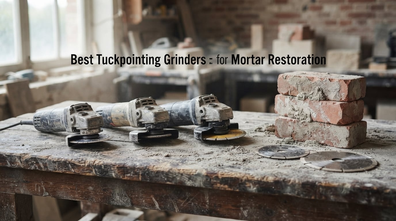 Best Tuckpointing Grinders for Mortar Restoration