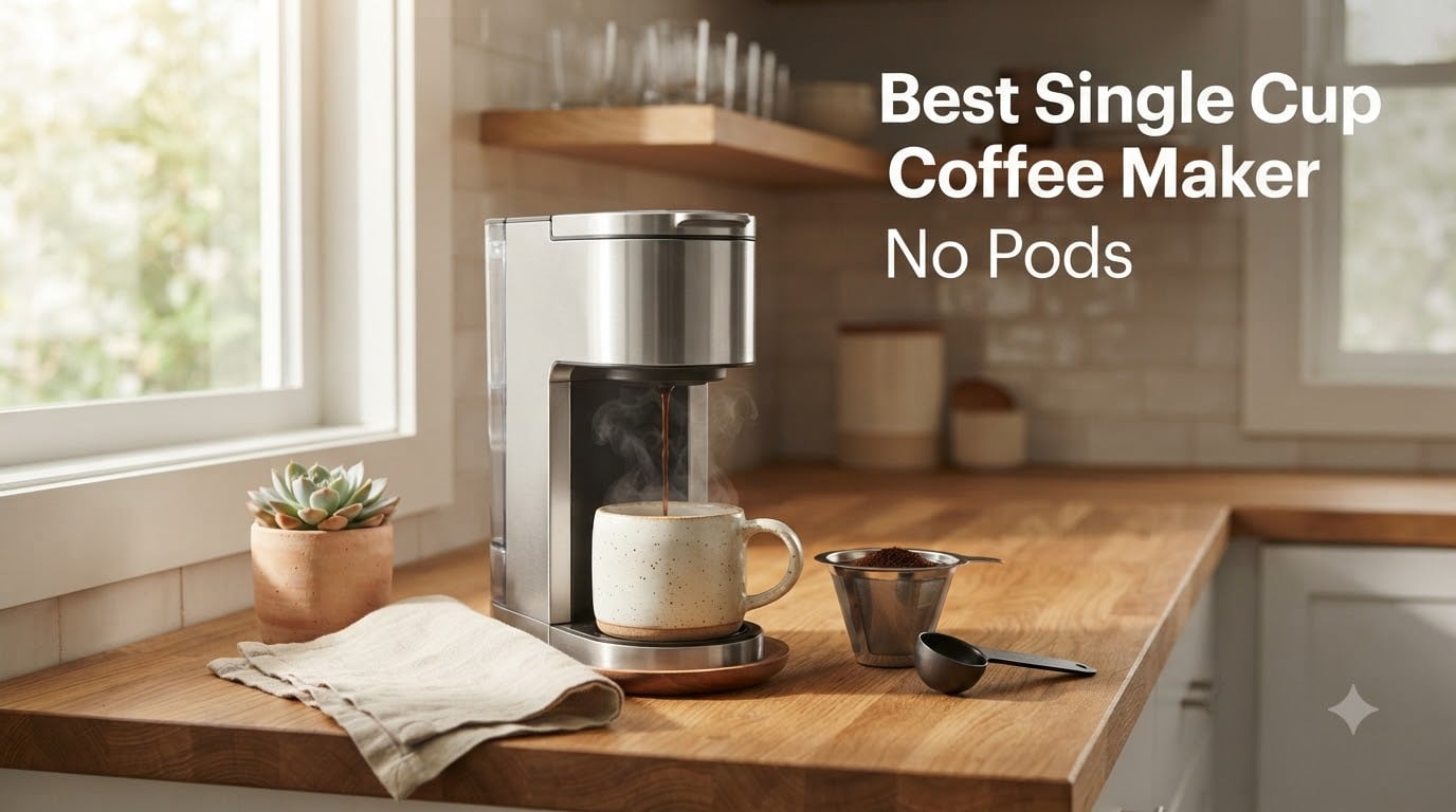 Best Single Cup Coffee Maker No Pods